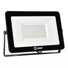 Proyector Reflector Led Baw 100w 220v 9000lm Luz Fria Color De La Carcasa Negro Color De La Luz Blanco Frío