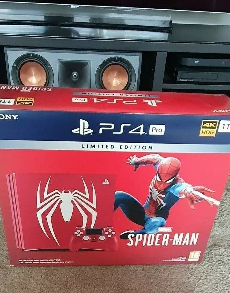 Ps4 Pro Spiderman Edition