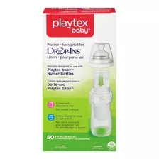 Playtex Baby 50 Bolsas Drop Ins 8-10oz