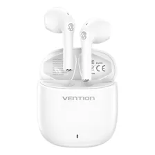 Auriculares Inalambricos Bluetooth 5.3 Ipx4 Elf Earbuds E02 Vention Nbgw0 Color Blanco 