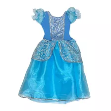 Fantasia Princesa Cinderela Disney Infantil Envio Rápido 