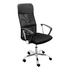 Cadeira De Escritório Best Chair Ox-100 Presidente Mesh Ergonômica Negro Com Estofado De Mesh