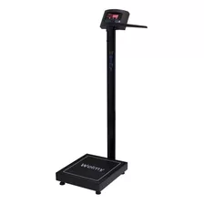 Balança Digital Academia 200kg 50g W200a Preta Welmy Inmetro Cor Preto Bivolt