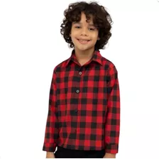 Camisa Xadrez Cowboy Blusa Infantil Menino 1 Ao 10