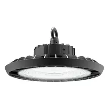 Lampara Industrial Suspendida Negro 100w Luz Día 100ufoledl6