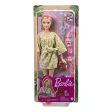 Boneca Barbie Com Cachorrinho Bem Estar Spa Gkh73e - Mattel