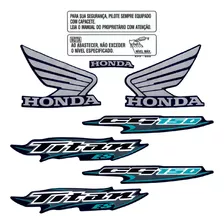 Jogo De Adesivos Varias Cores Honda Cg Titan 150 2004 A 2008