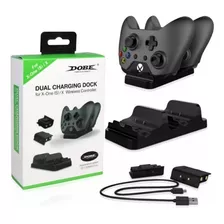 Carregador Xbox One Suporte Dois Controle + 2 Baterias 