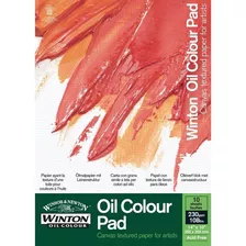 Bloco P/ Tinta Óleo Winsor & Newton A4 C/ Textura 10 Folhas