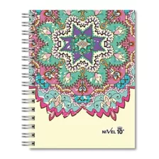 Cuaderno Tapa Dura A4 Nivel 10 Mandalas 120 Hojas Rayadas