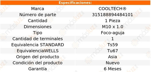 (1) Bulbo Indicador Temperatura Volvo 760 2.4l 6 Cil 84/85 Foto 2