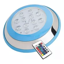 Foco Led Piscina Luz Multicolor Control Remoto 24v 12w