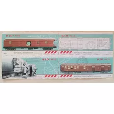 2016 Transportes- Trenes - Argentina (serie) Mnh