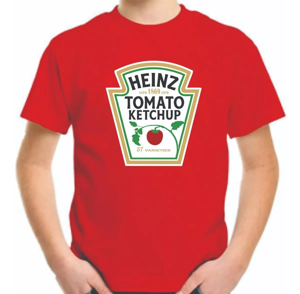Camiseta Infantil Katchup E Mostarda
