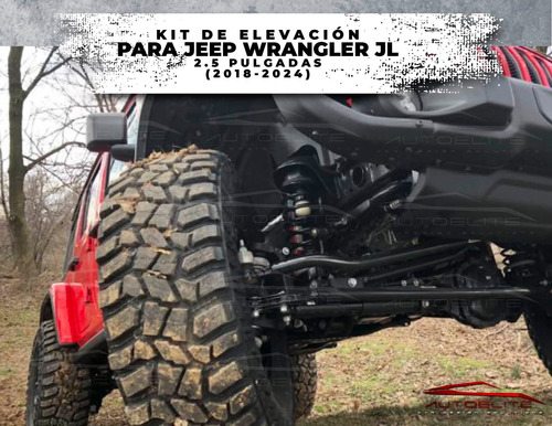 Kit De Elevacin Suspensin 2.5in Jeep Wrangler Jl 2018-2024 Foto 4