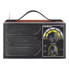 Radio Nordmende Am Fm Corriente Y Pila Color Negro Nrd-r100