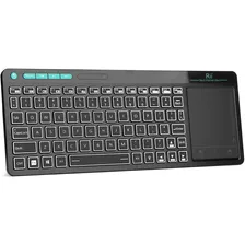 Rii Teclado Multitáctil Inalámbrico Y Bluetooth Retroilumina