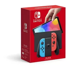 Consola Nintendo Switch Modelo Oled Con Neon Red & Neon Blue