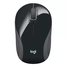 Mini Mouse Optico Inalambrico Para Pc, Negro | Logitech M...
