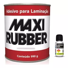 Adesivo Para Laminação Maxi Rubber + Catalisador - 990g