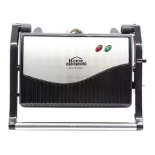 Sanduchera Grill Panini Home Elements - Asador Grill Panini Voltaje 120v Color Negro