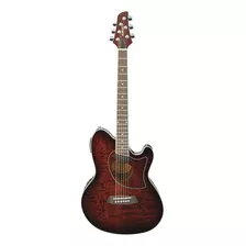 Guitarra Electroacústica Ibanez Talman Tcm50 Para Diestros Vintage Brown Amaranto Brillante