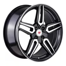 Vossen 17x7.5 4x100 Et35 Star Black Silver (set 4 Llantas)