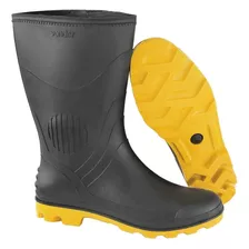 Bota De Pvc Borracha Impermeável Motoboy Chuva Moto- Vonder