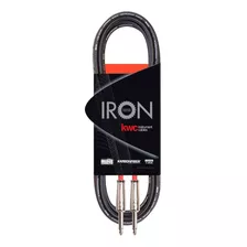Cable Plug 1/4 - Plug 1/4 Standard X 9 Mts Kwc 209 Iron 