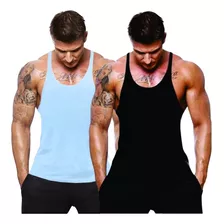 Kit 4 Regatas Cavada Masculina Fitness Bodybuilder Academia