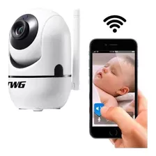 Mini Câmera Sem Fio Wifi Segurança 360 Ip Hd Twg Pet Criança