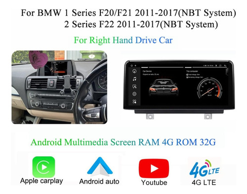 Conversin Bmw Serie 3, 4 Pantalla Carplay Mirrorlink Radio Foto 3