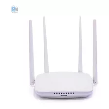 Roteador Wireless Wifi 300mbps 2.4ghz 4 Antenas 5dbi Kp-r05 Cor Branco Voltagem 110v/220v