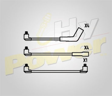 Jgo Cables Buja Elite Para Ford Serie E Vans 5.0l 8cil 1971 Foto 2