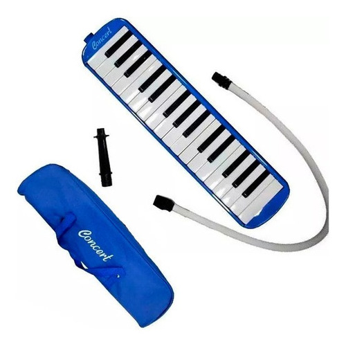 Escaleta Concert Strinberg Preta 32 Teclas Oferta Capa Azul