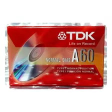 Cassette Audio Tape Tdk A60 Min Normal Bias Type I Sellado