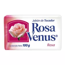 Jabón De Tocador Rosa Venus Rosa Caja 60 Pz De 100g