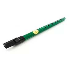 Feadog 'd' Irish Tin Penny Whistle In Green