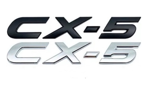 Emblema Cx-5 3d Letras Sueltas Para Tapa Trasera Mazda Foto 8