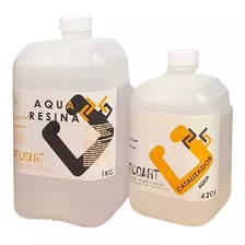 Resina Epoxica Transparente Aqua A+b Altos Espesores 1.42kg