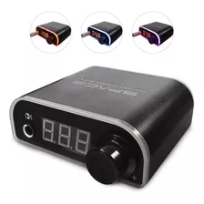 Fonte Digital Space Power Supply Preta Para Tatuagem Aston