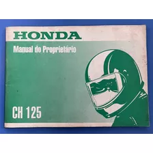 Manual Proprietário Ch 125 Original