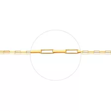 Corrente Feminina Choker Ouro 18k Tijolinho 45cm