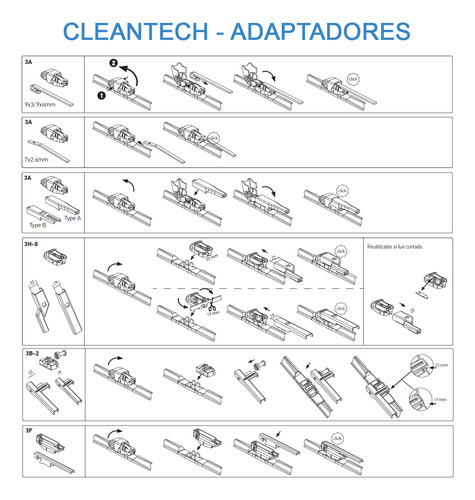 Jgo Plumas Limpiaparabrisas Hella Para Peug 407 Sw D2 04-11 Foto 6