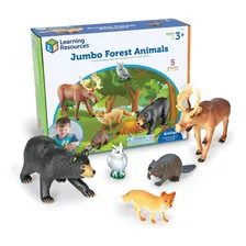 Set Animales Del Bosque Jumbo Figuras Coleccionables Niños