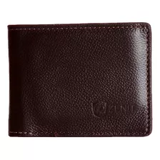 Billetera De Cuero Para Hombre - Zenit Color Chocolate 52