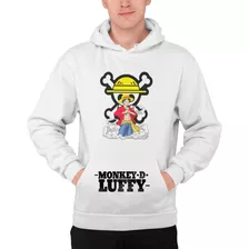 Sudadera Monkey D. Luffy One Piece M01 Niños / Mujer/ Hombre