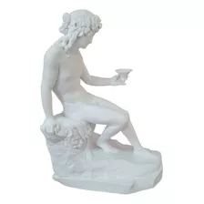 Escultura Dionísio / Baco 28 Cm