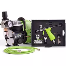 Kit De Aerógrafo Gx03 De Grex Con Tritio Aerógrafo Tg3 Compr