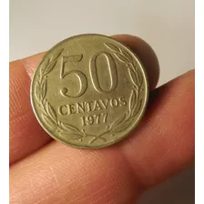 Moneda 50 Centavos. Chile, 1977.
